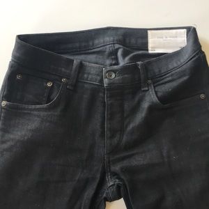 rag & bone Fit No. 2 jeans, all black, w 30